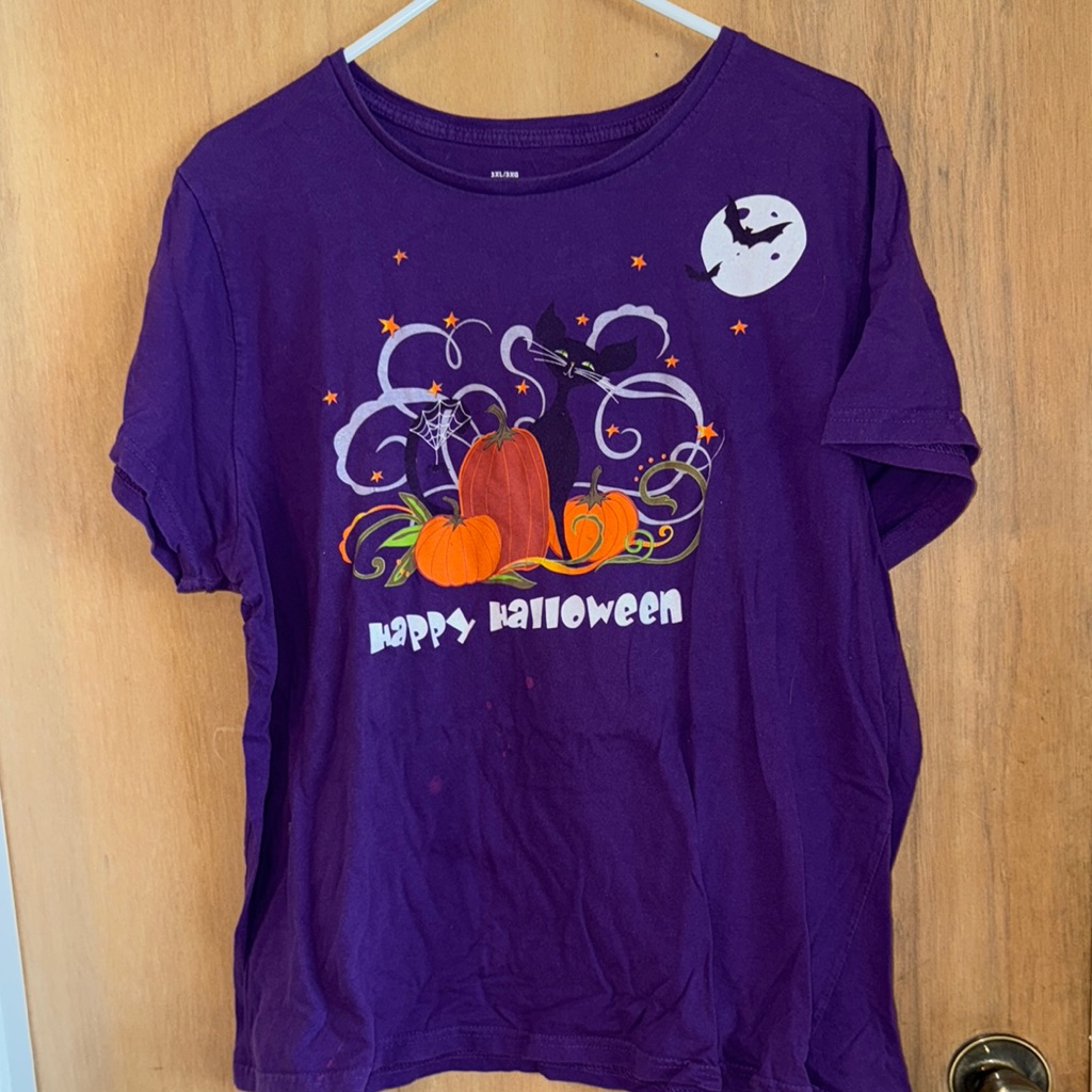 Purple Halloween Tee (Free)
